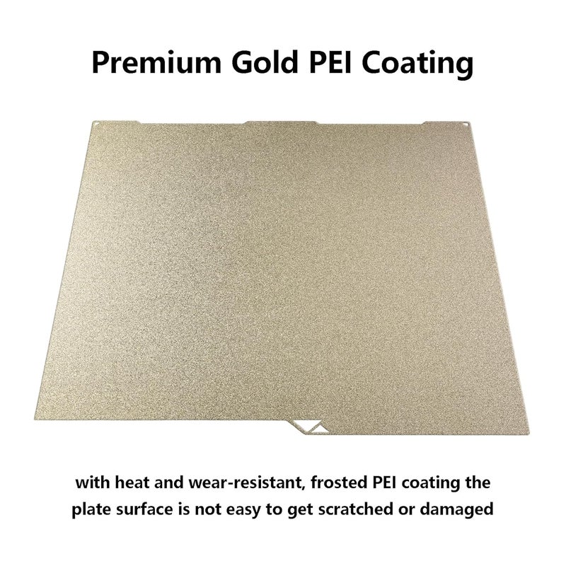 LANKEGU Kobra 3 PEI Build Plate, 256x268mm Double Side Textured PEI Print Bed Platform for Anycubic Kobra 3, Kobra 3 Combo 3D Printer - Image 5